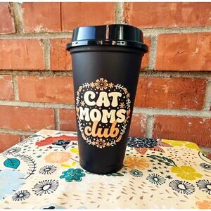 Cat Mom's Club Travel Cup Tumbler CatLadyBox